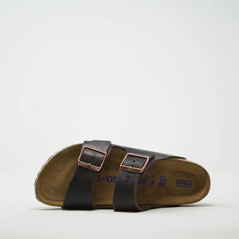 Birkenstock Arizona Narrow Soft Footbed Oiled Leather - Habana