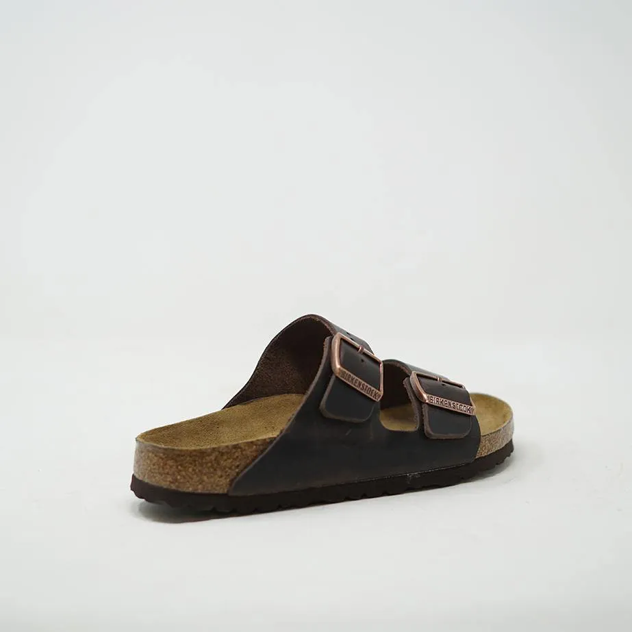 Birkenstock Arizona Narrow Soft Footbed Oiled Leather - Habana