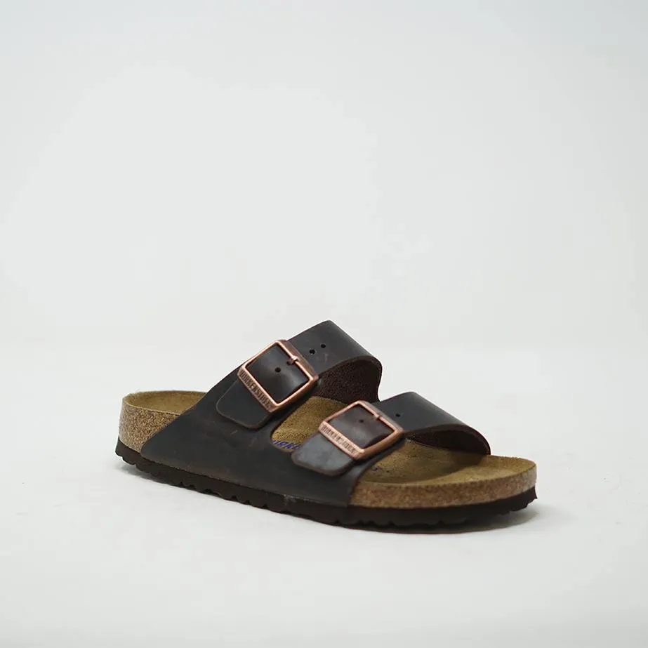 Birkenstock Arizona Narrow Soft Footbed Oiled Leather - Habana