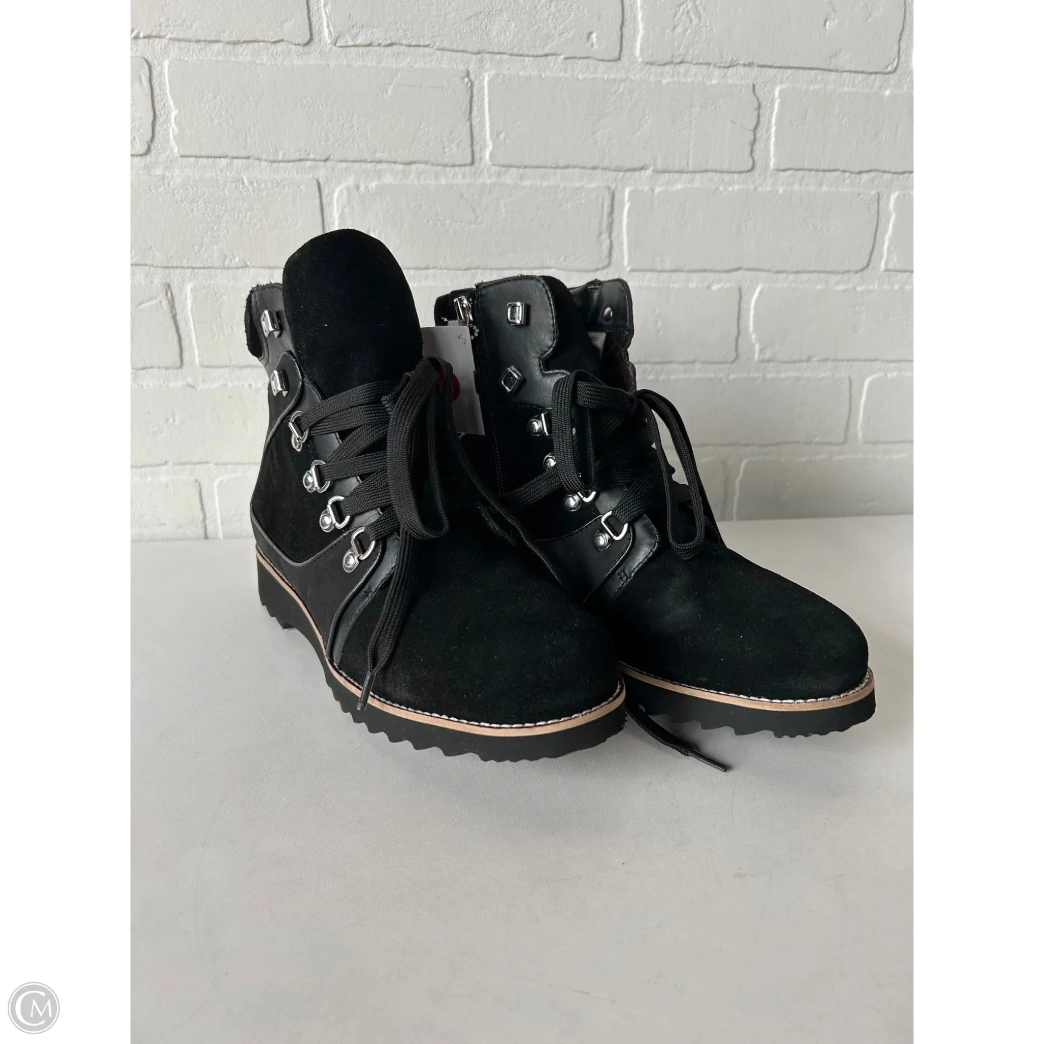 Boots Ankle Flats By Blondo In Black, Size: 9