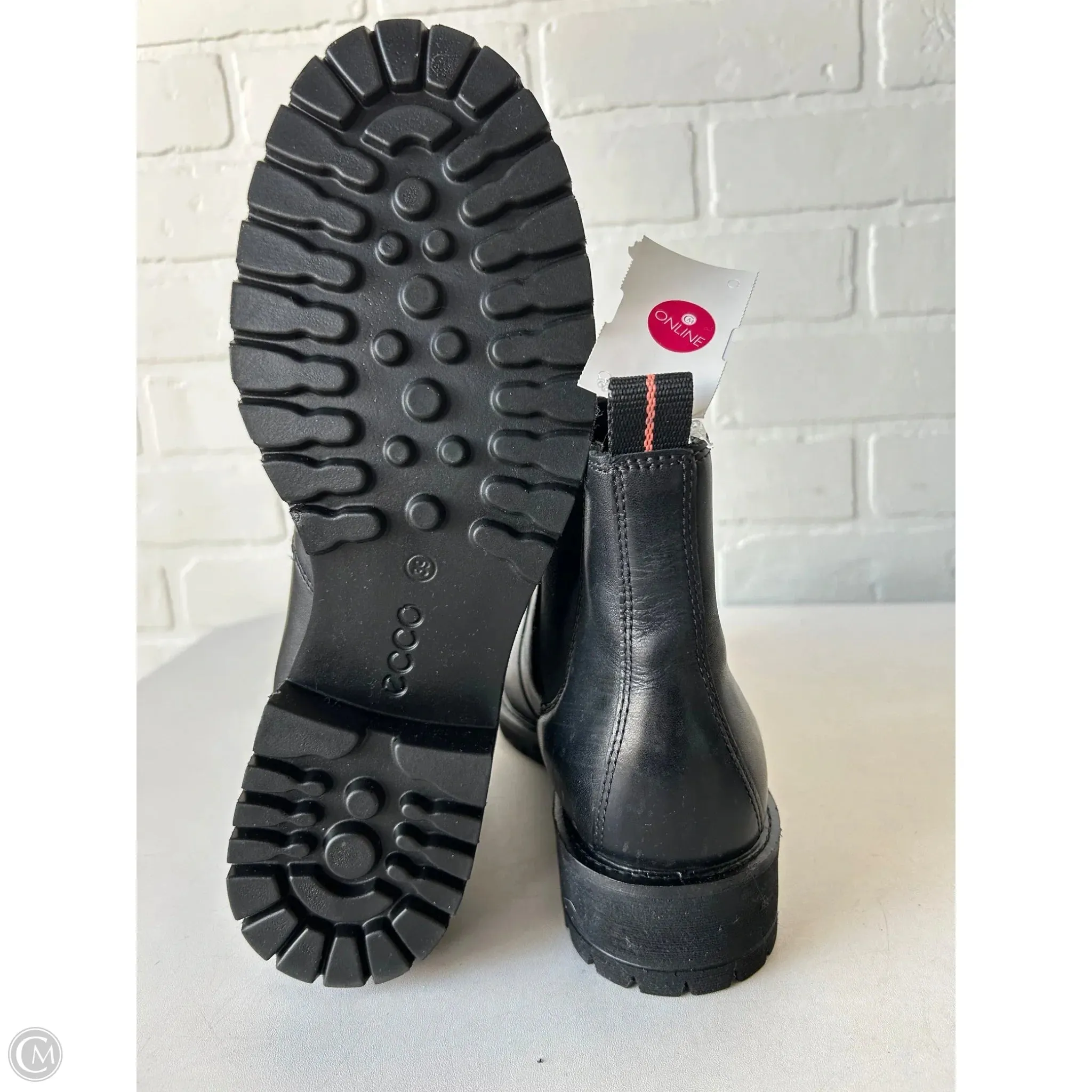 Boots Ankle Flats By Ecco In Black, Size: 8.5