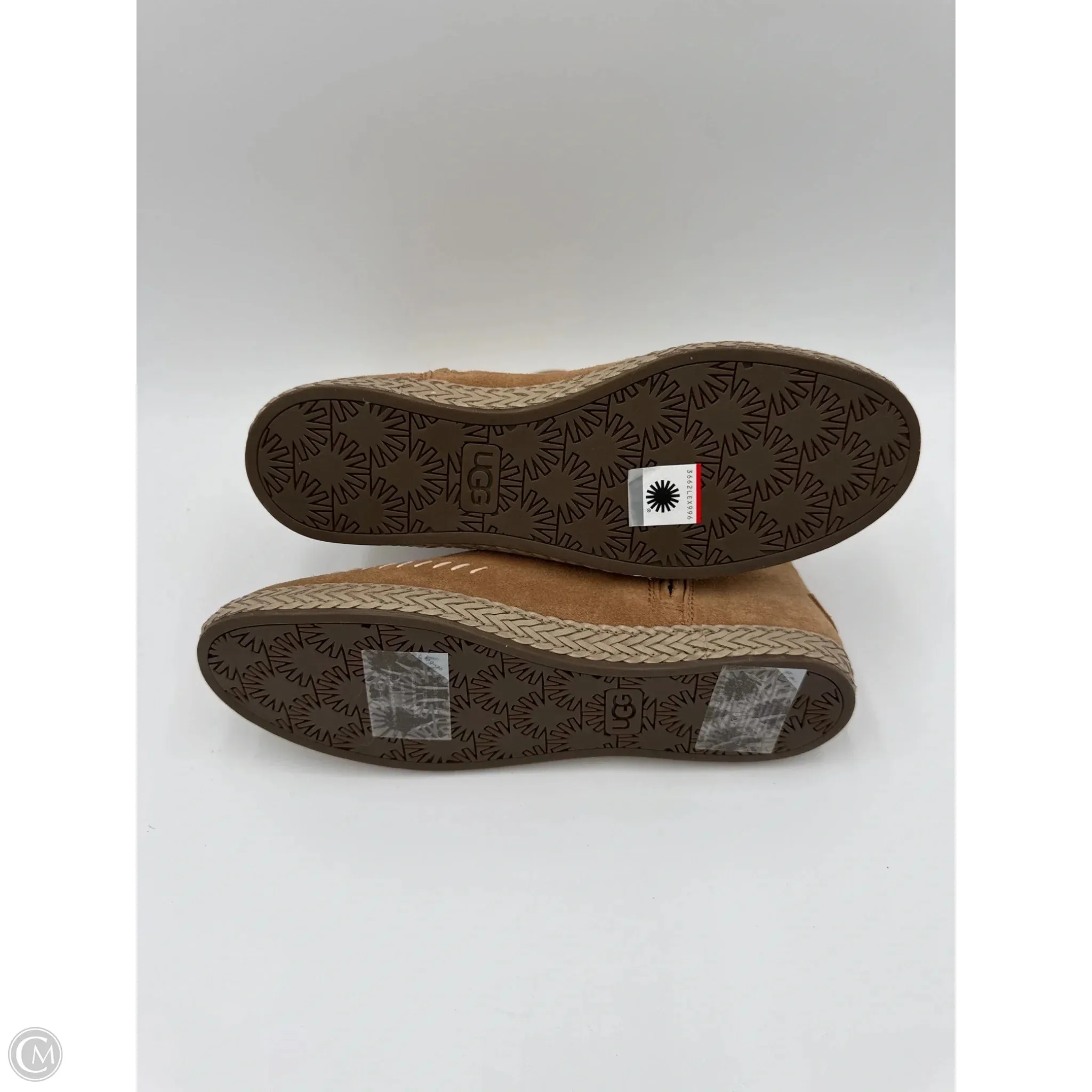 Boots Ankle Flats By Ugg In Tan, Size: 10