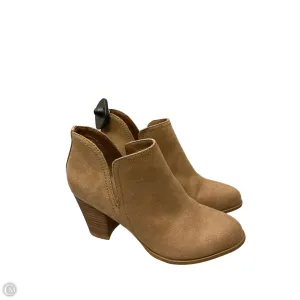 Boots Ankle Heels By Fergalicious In Brown, Size: 7.5