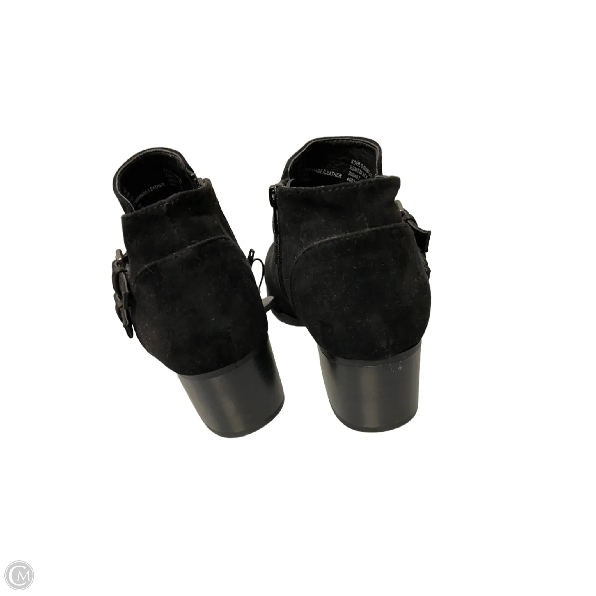 Boots Ankle Heels By Sonoma In Black, Size: 8