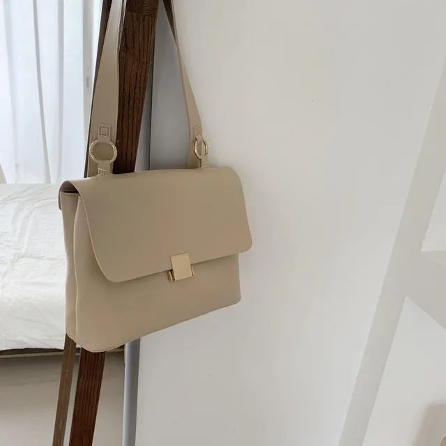 Casual Retro Women Shoulder Bags Designer Brand Chic Strap Female Handbags Luxury Pu Leather Crossbody Messenger Bag Large Purse Fashion Nova Bags