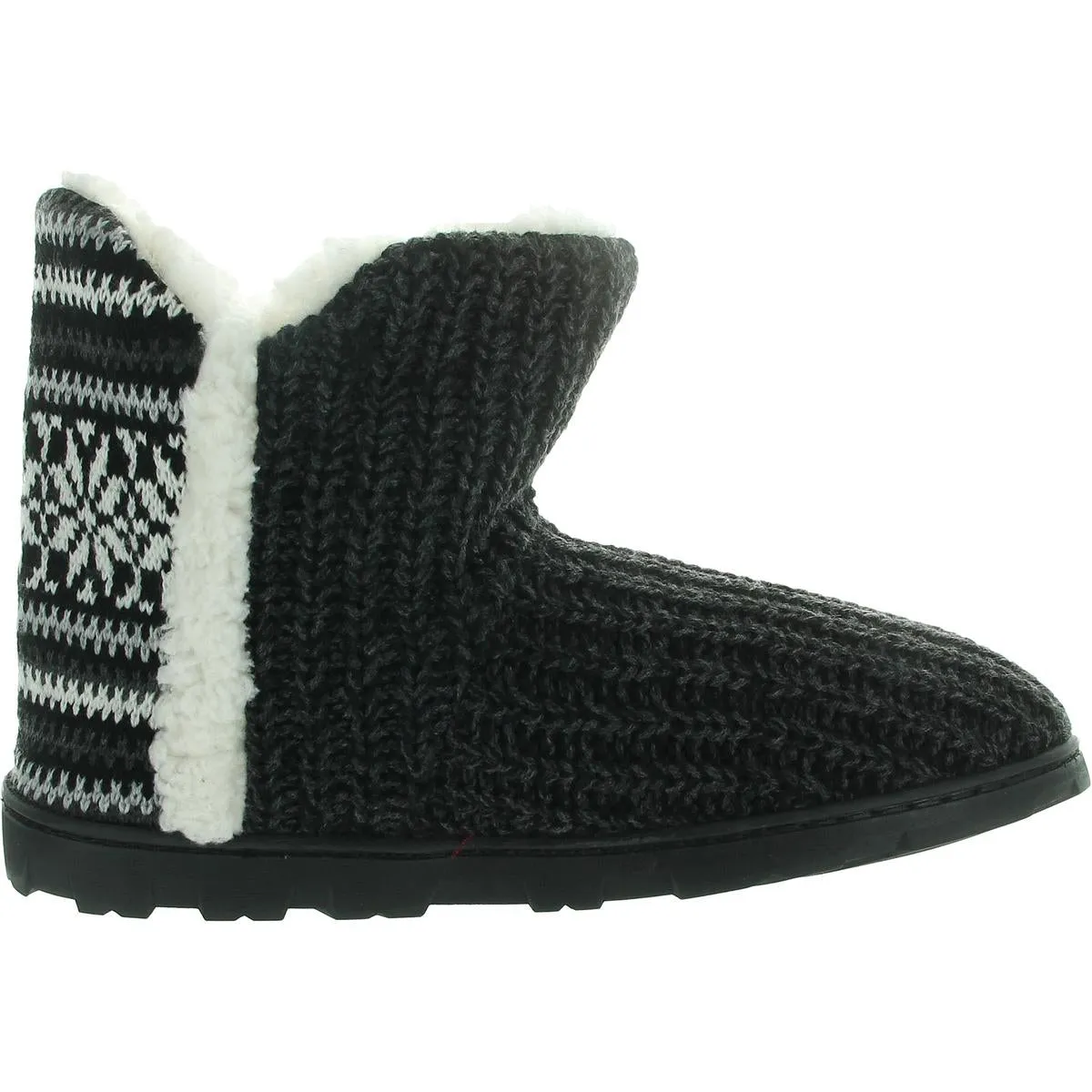 Cheyenne  Womens Knit Lined Bootie Slippers