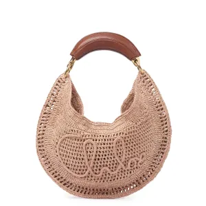 Chloé Bags Banana Raffia Hobo, Beige