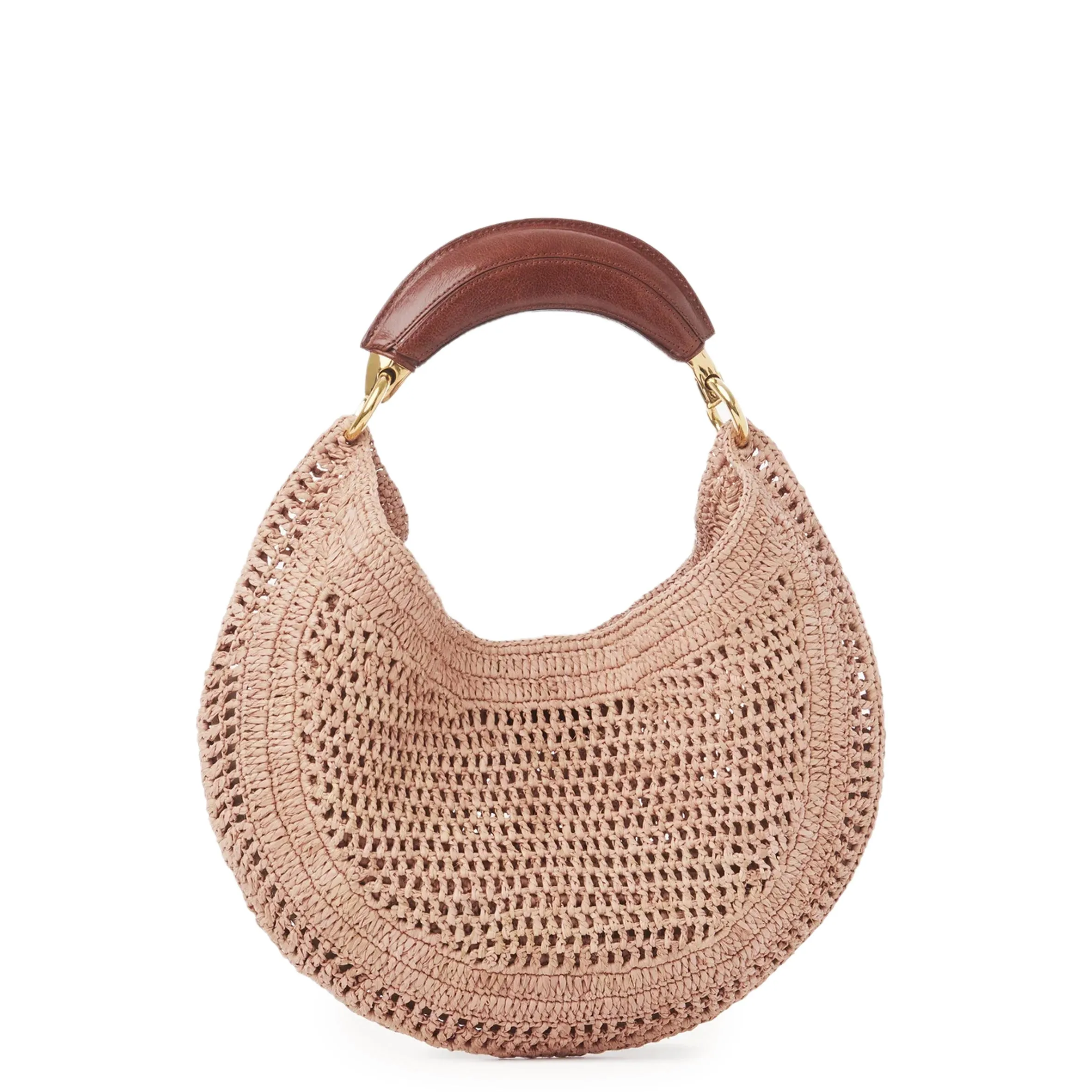 Chloé Bags Banana Raffia Hobo, Beige