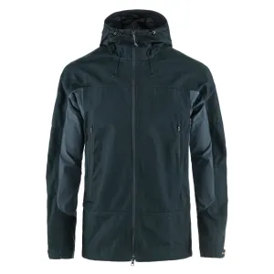 Clothing Fjallravenjackets Men Fjallraven Abisko Lite Trekking Jacket Dark Navy-Mountain Blue
