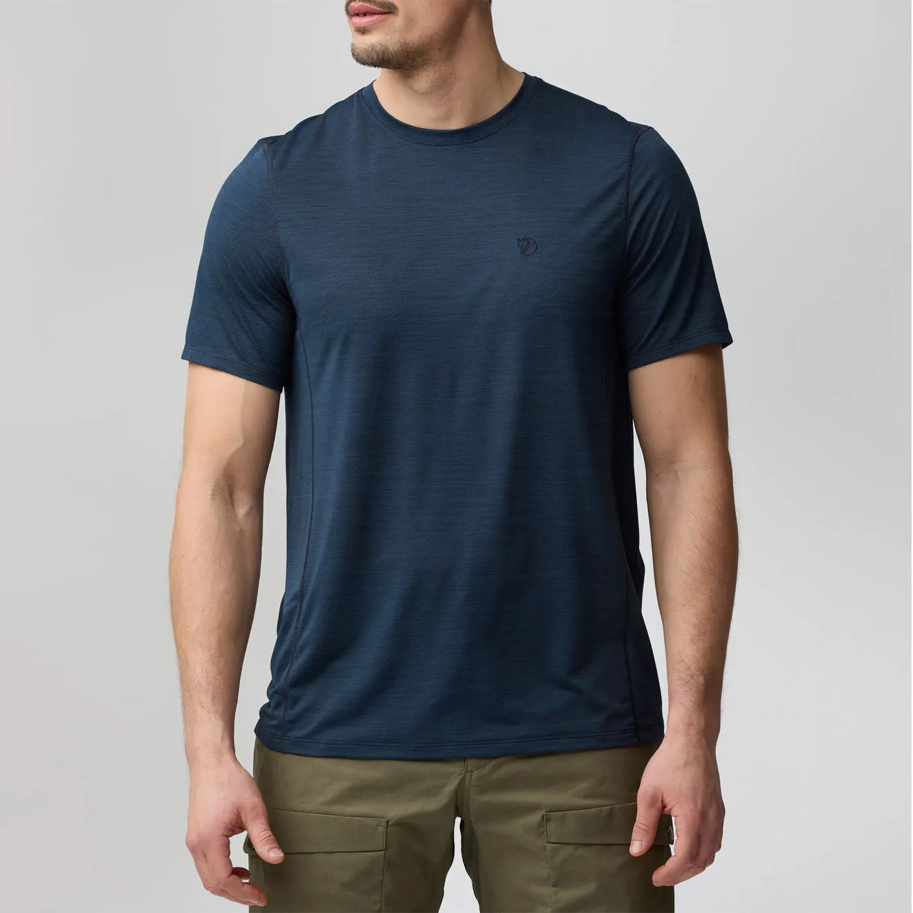 Clothing Fjallraventees Men Fjallraven Abisko Lite SS Dark Navy