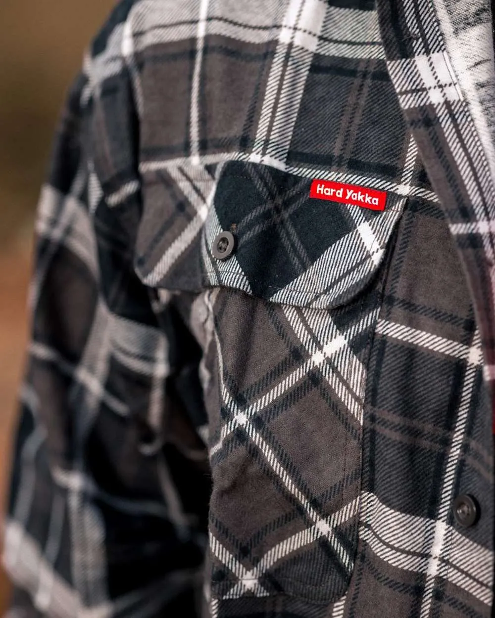 Clothing Hard-Yakka Hard Yakka Mens Lightweight Check Flannel Shirt