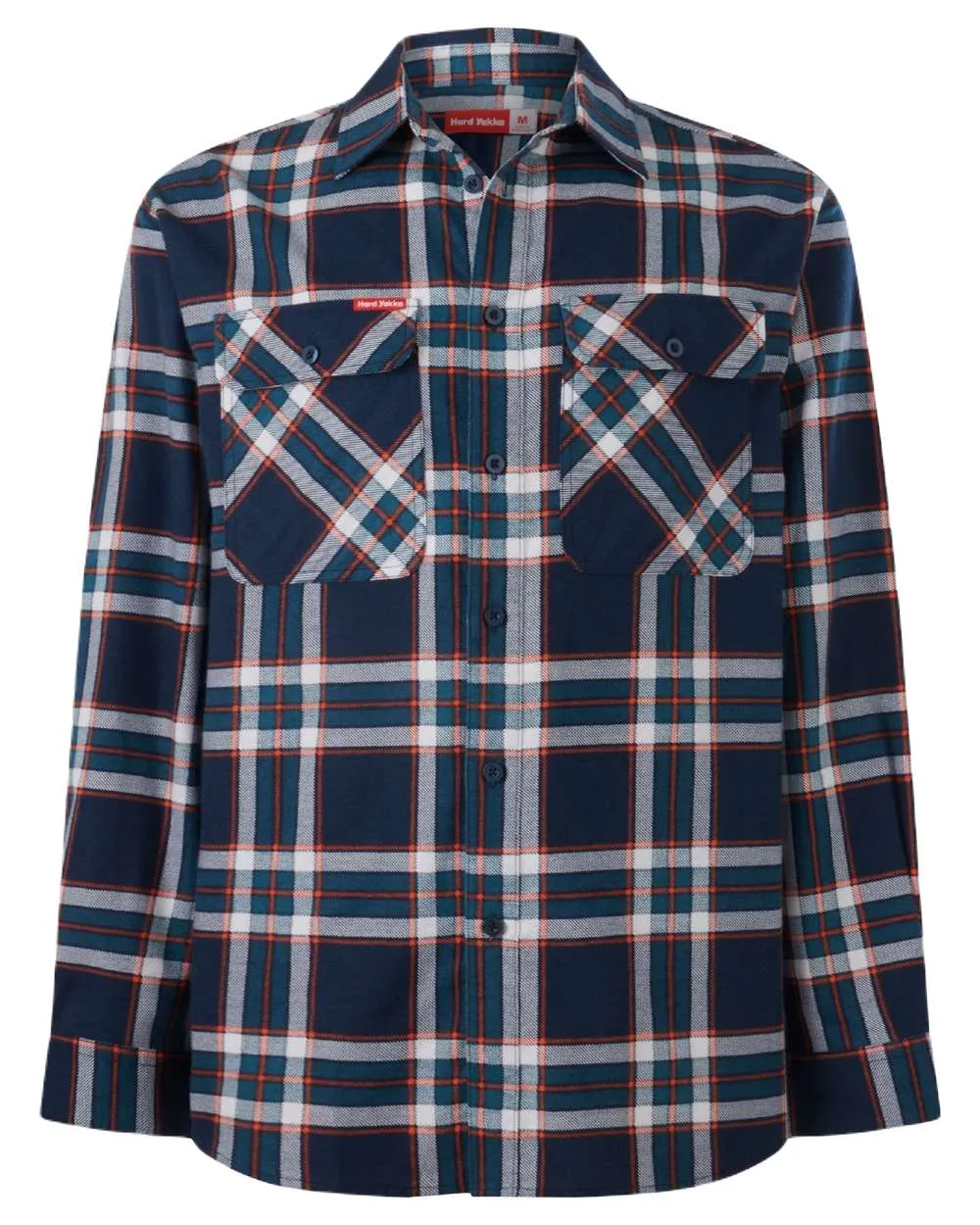 Clothing Hard-Yakka Hard Yakka Mens Lightweight Check Flannel Shirt