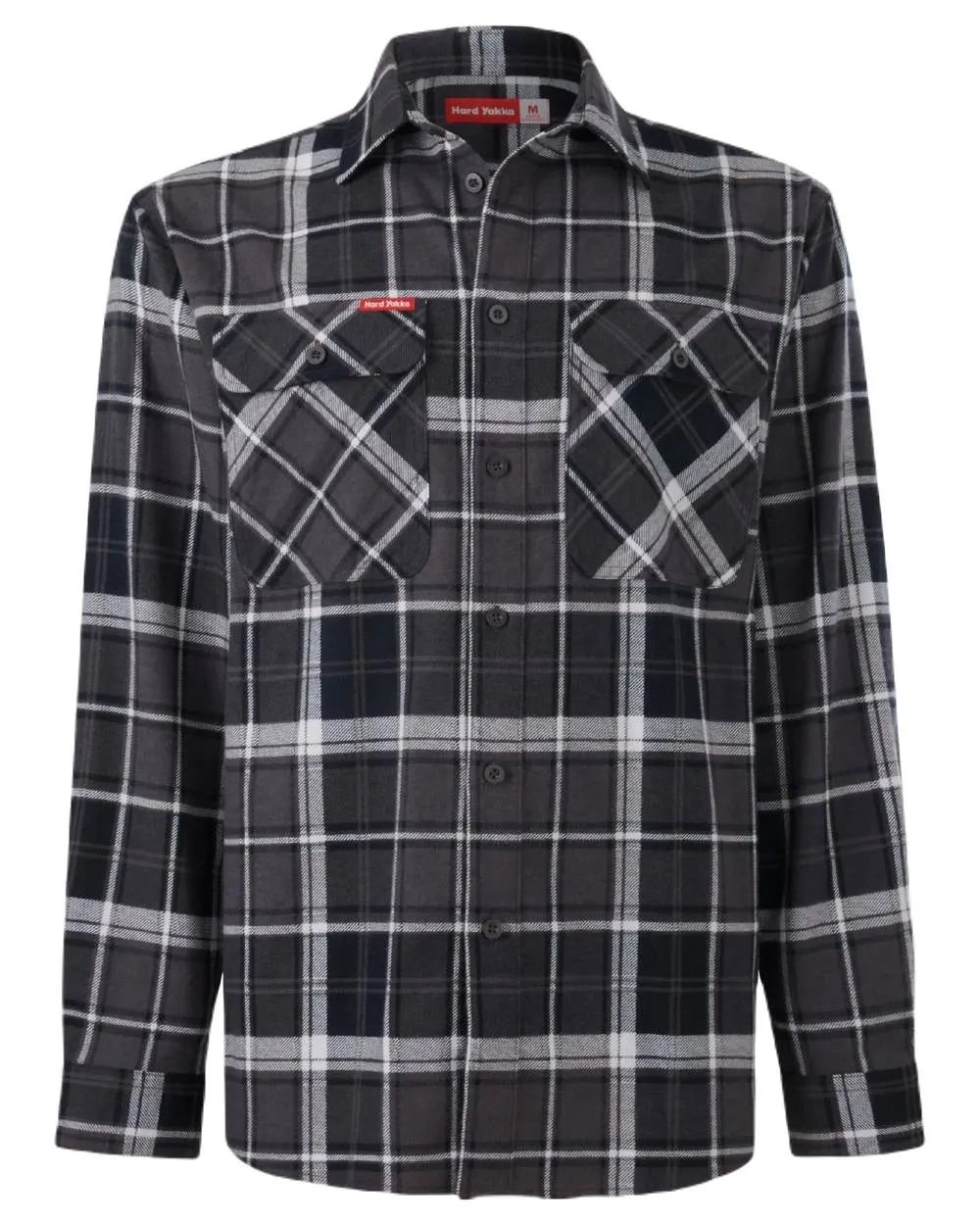 Clothing Hard-Yakka Hard Yakka Mens Lightweight Check Flannel Shirt