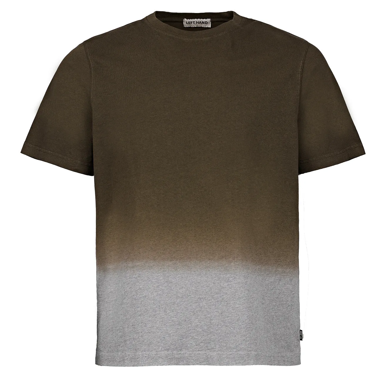 Clothing Left Hand Men Left Hand Dip-Dye Tee Olive