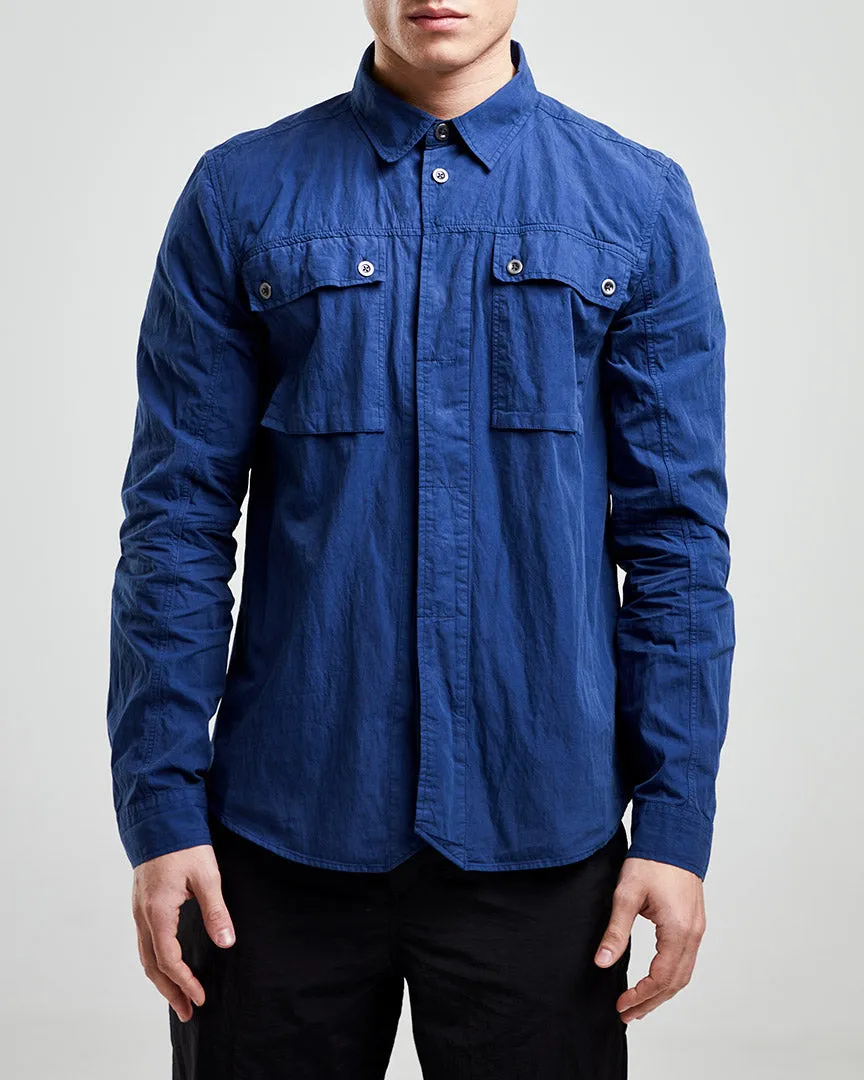 Clothing Left Hand Men Left Hand Twin Pocket Shirt Navy