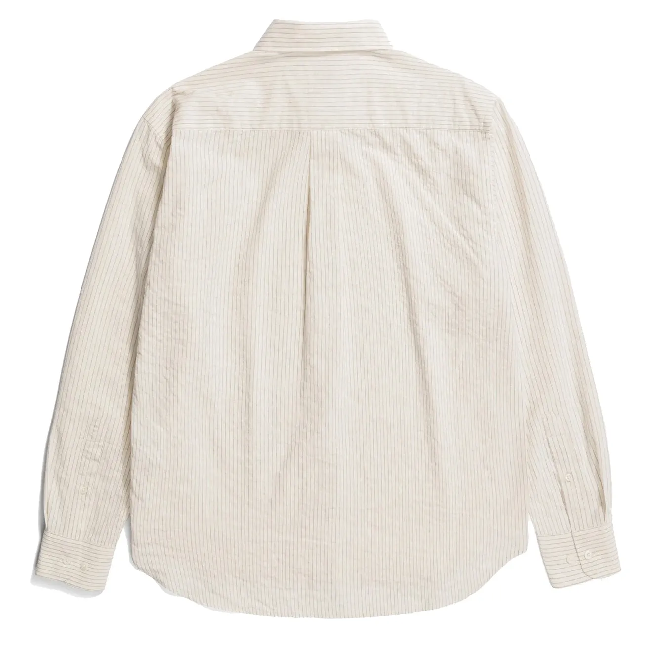 Clothing Norse Projects Men Norse Projects Mo Oversized Striped Shirt Ecru