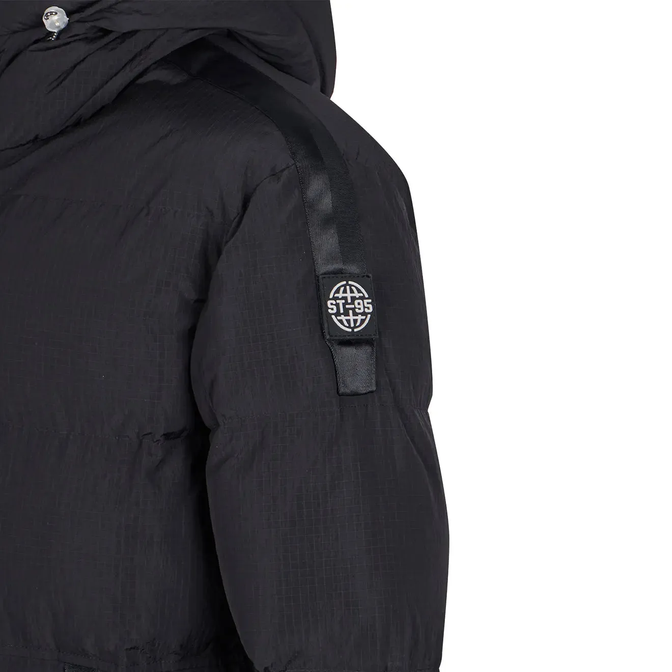 Clothing St95 Men ST95 Hooded Puffer Black