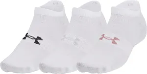Clothing Under Armour  Men Under Armour Essentials (3 Pack) No Show Socks - White