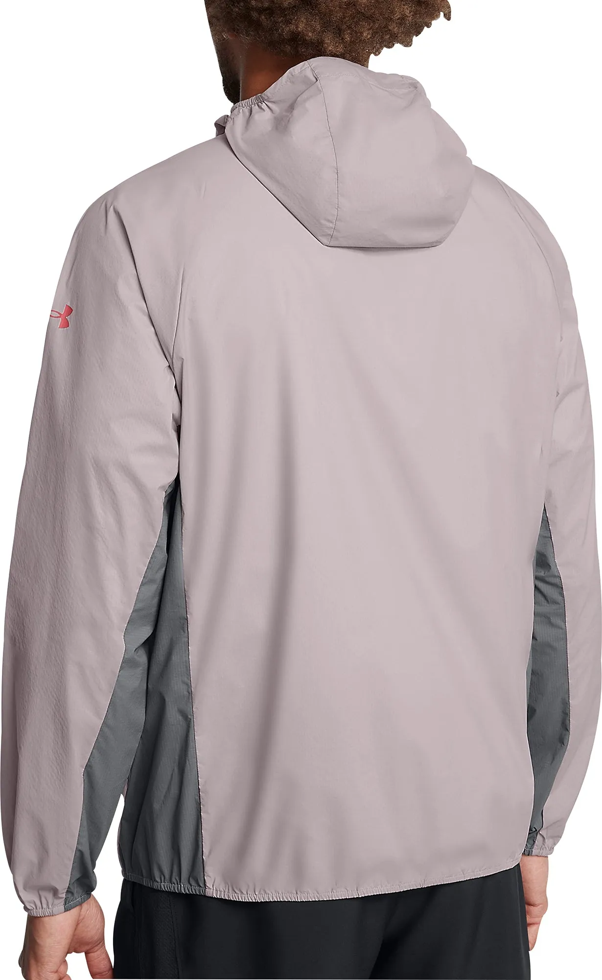 Clothing Under Armour  Men Under Armour Launch Lightweight Mens Running Jacket - Grey