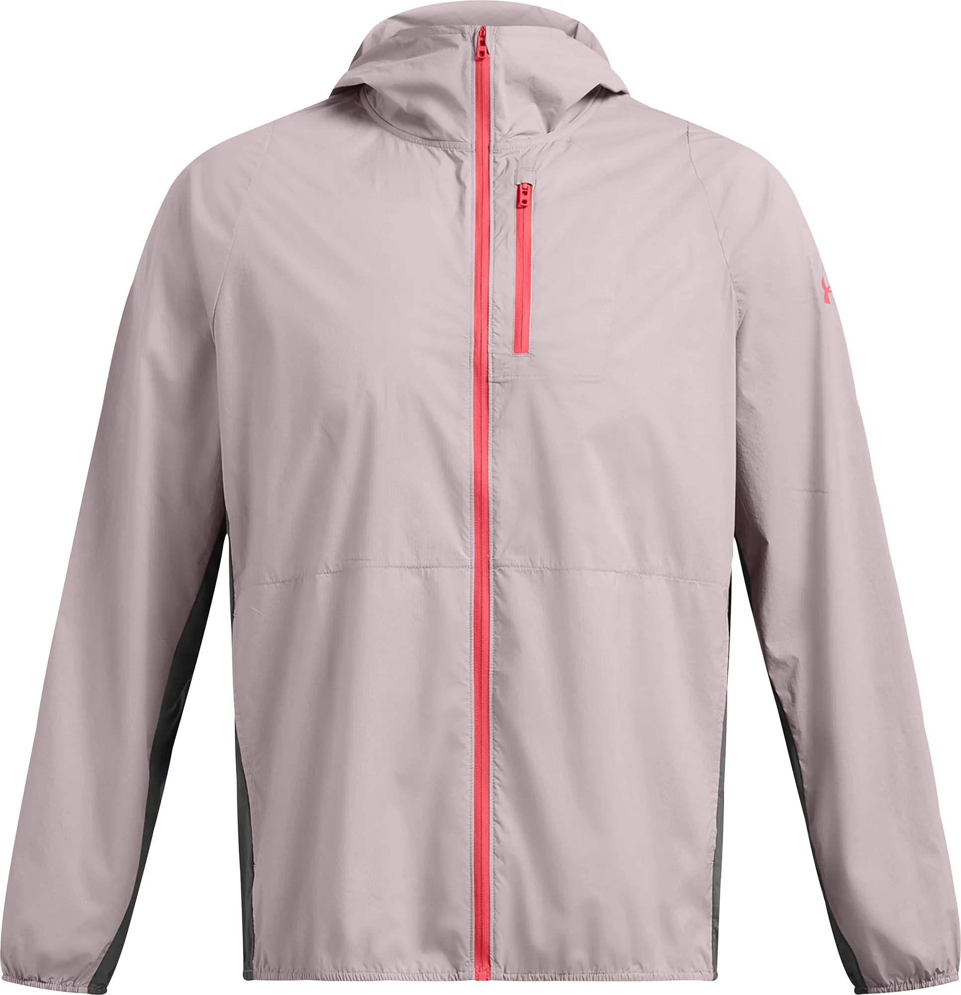 Clothing Under Armour  Men Under Armour Launch Lightweight Mens Running Jacket - Grey