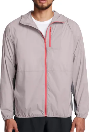 Clothing Under Armour  Men Under Armour Launch Lightweight Mens Running Jacket - Grey