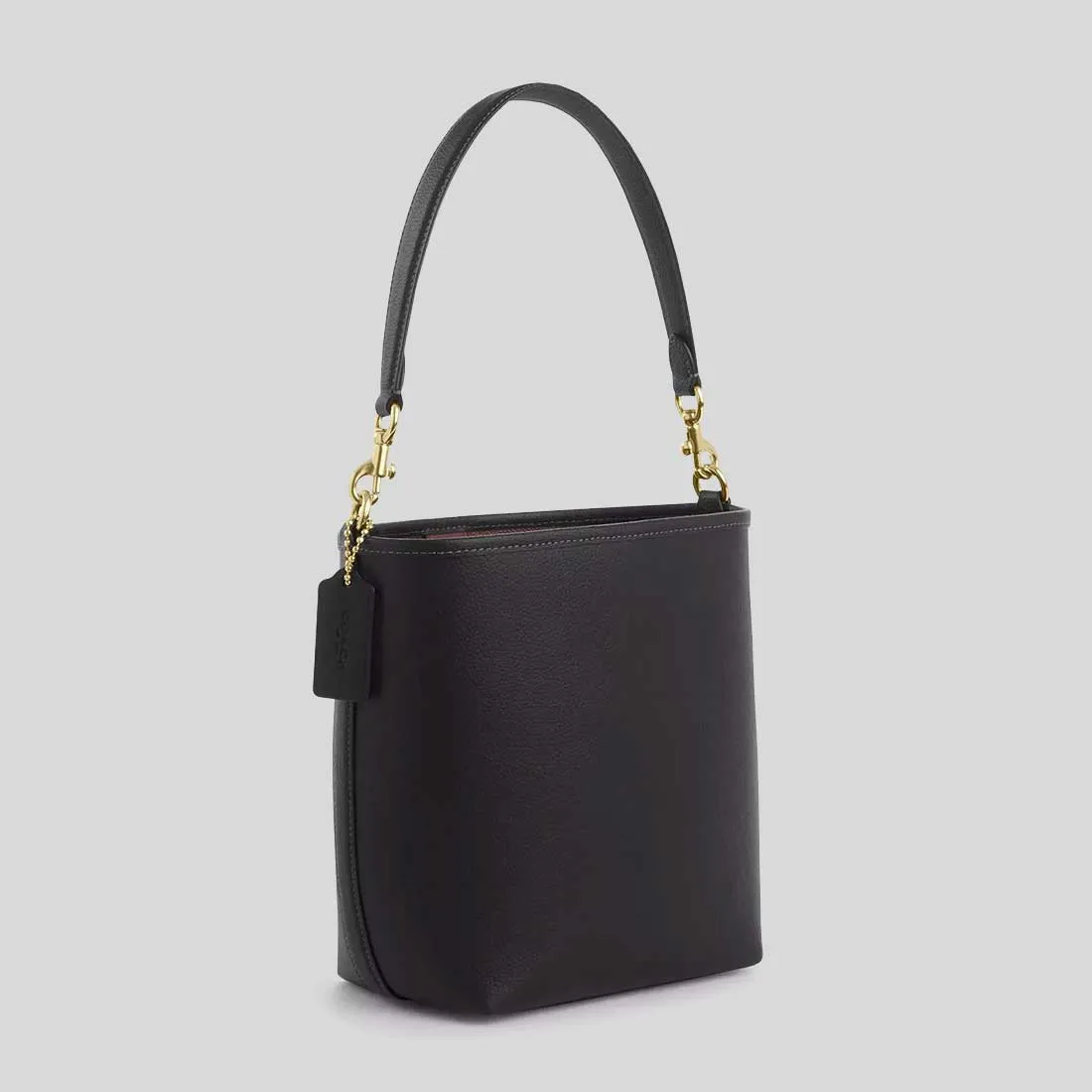 Coach Crossbody Bag COACH City Bucket Bag In Pebble Leather Black CT801