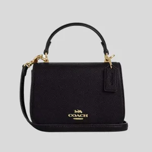 Coach Crossbody Bag COACH Lysa Top Handle Bag Black CX575