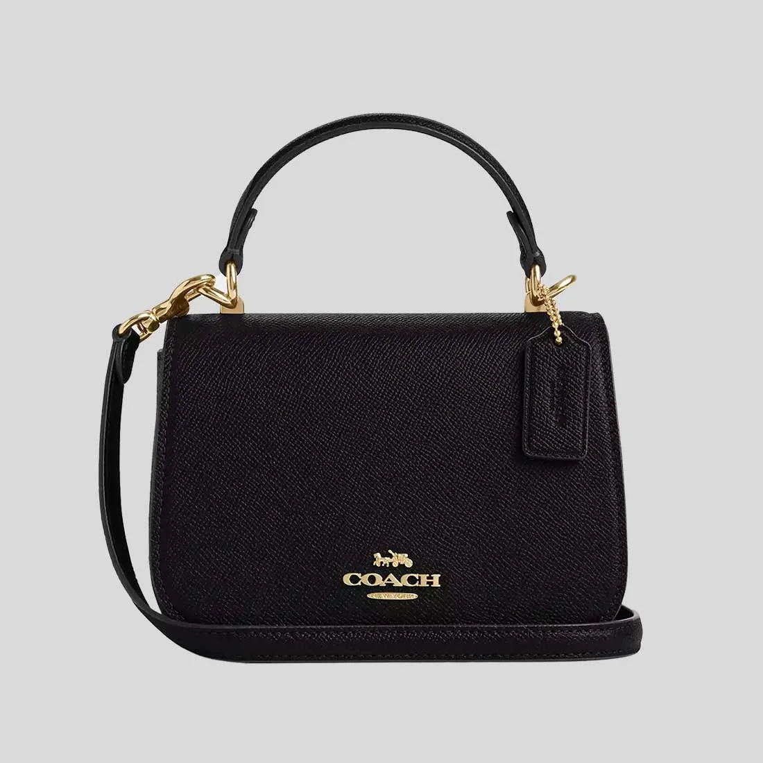 Coach Crossbody Bag COACH Lysa Top Handle Bag Black CX575