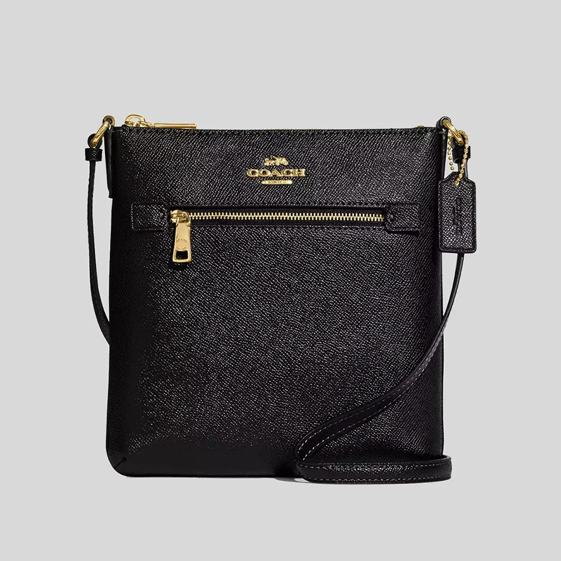 Coach Crossbody Bag COACH Mini Rowan File Bag Black CV405