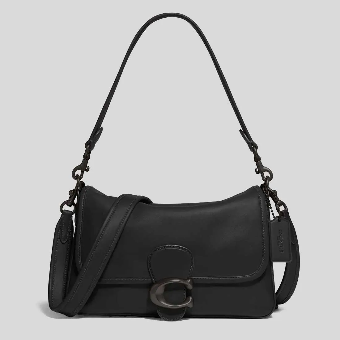 Coach Crossbody Bag COACH Soft Tabby Shoulder Bag Black C4823