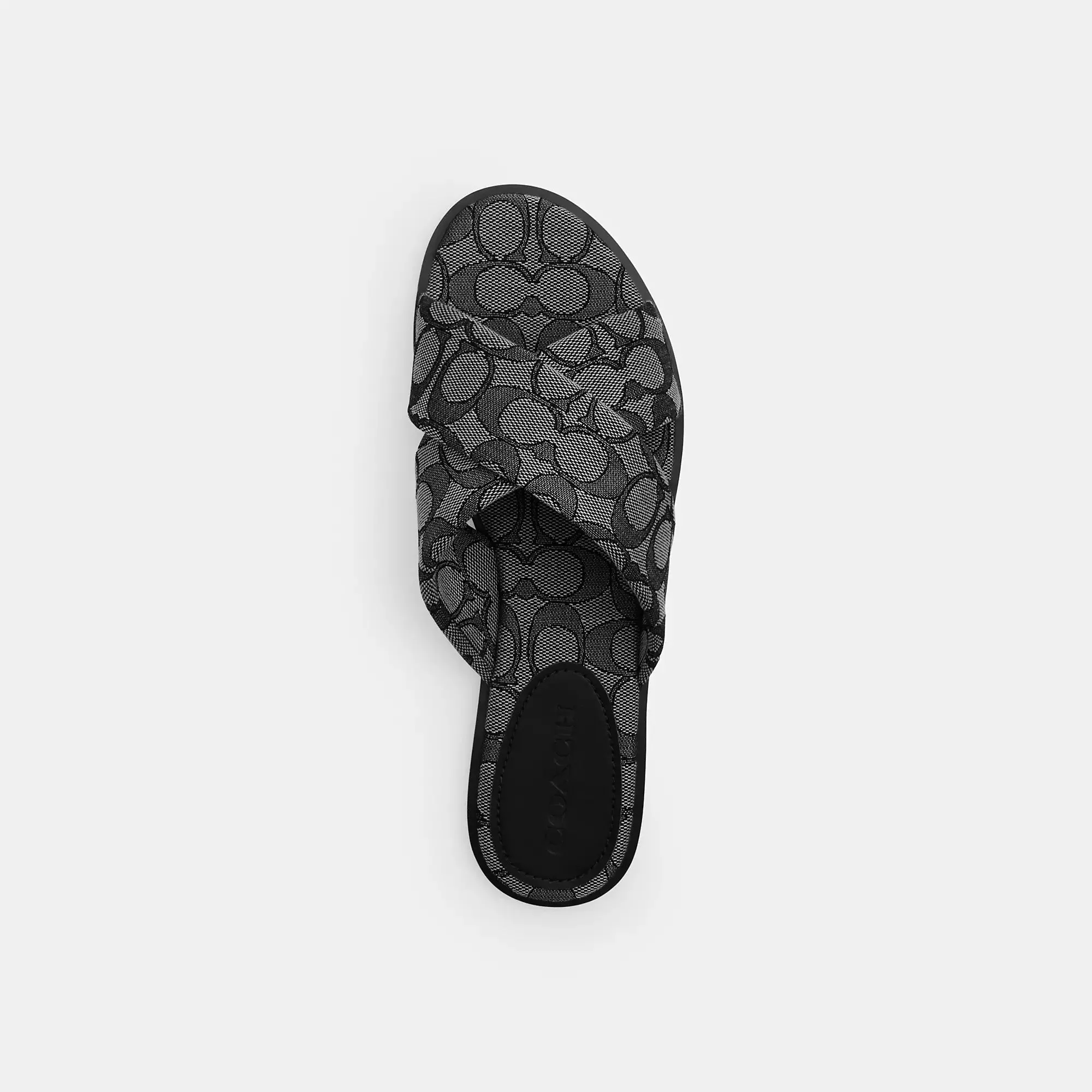 Coach Outlet Link Criss Cross Slide In Signature Jacquard