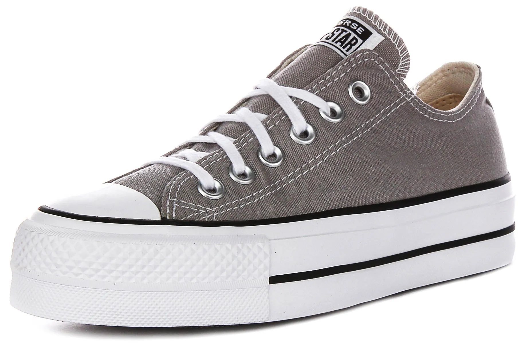 Converse All Star A07573C Platform In Grey For Women Shoes Converse