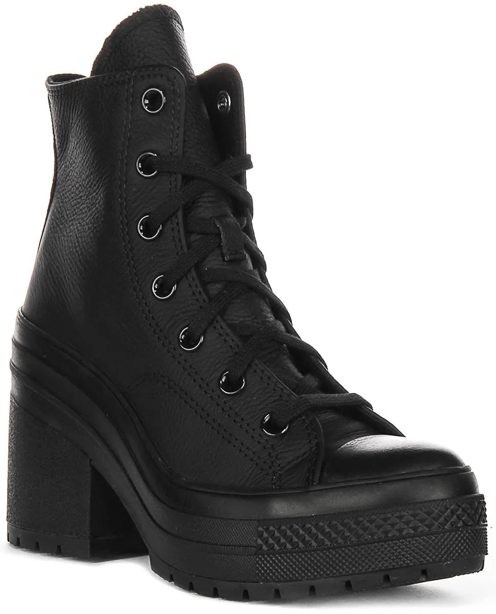 Converse Chuck 70 De Luxe A06145C In Black Leather Shoes Converse