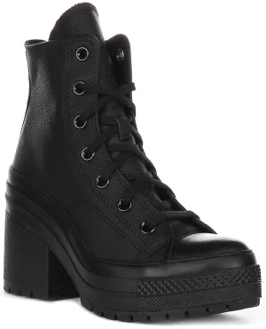 Converse Chuck 70 De Luxe A06145C In Black Leather Shoes Converse