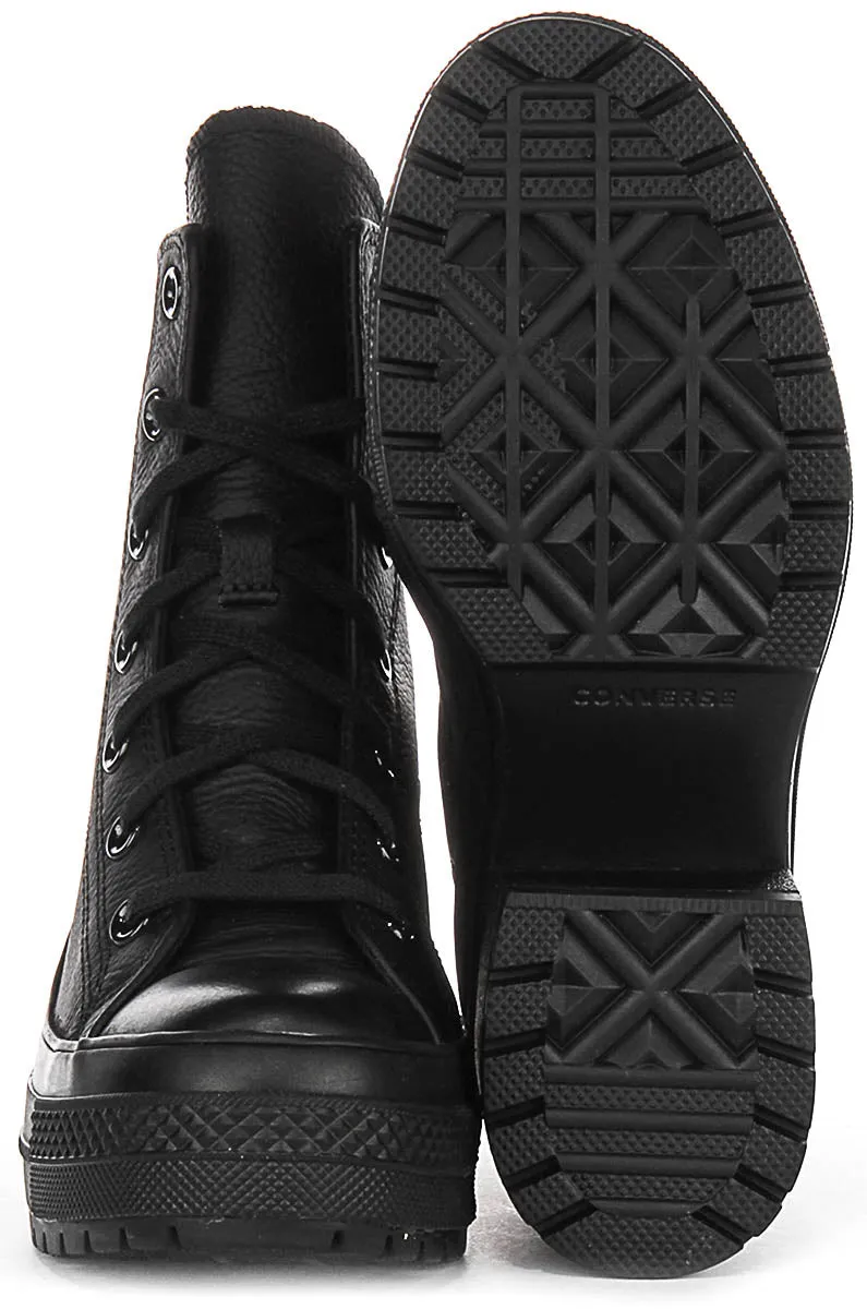 Converse Chuck 70 De Luxe A06145C In Black Leather Shoes Converse