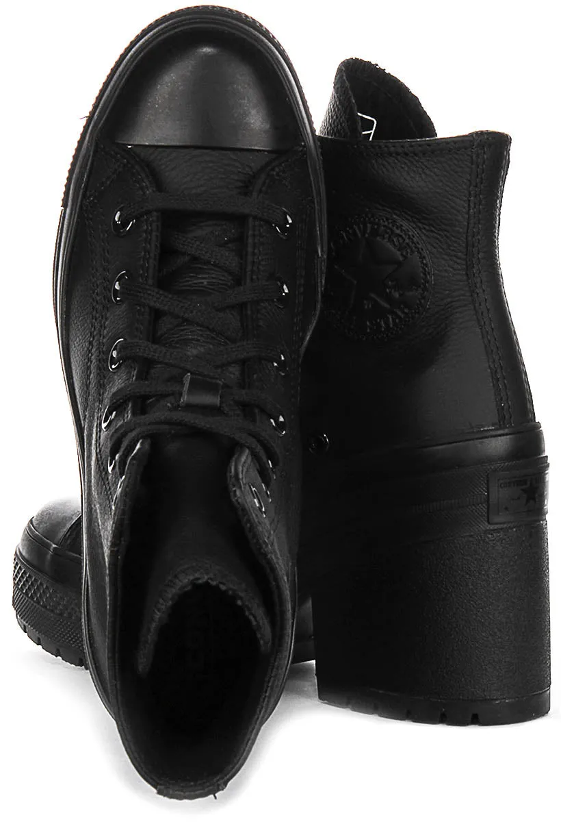 Converse Chuck 70 De Luxe A06145C In Black Leather Shoes Converse