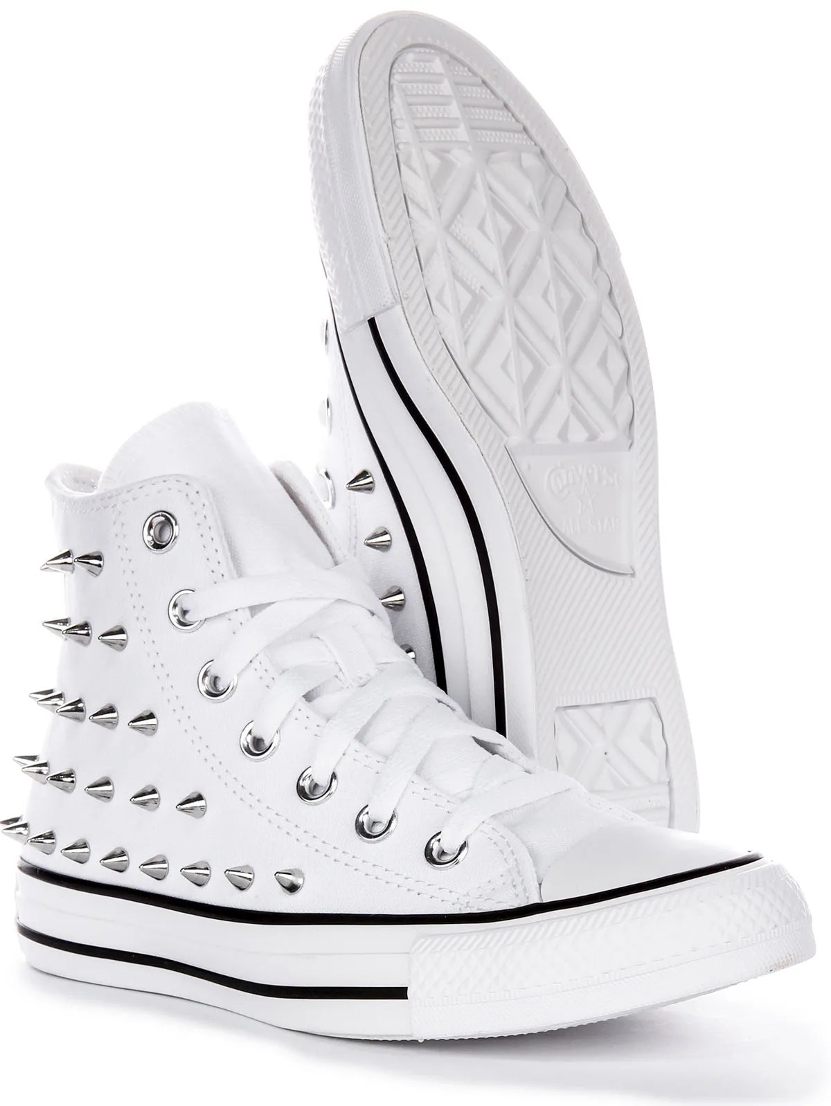 Converse Chuck Taylor All Star A06444C High Top Studd In White Shoes Converse
