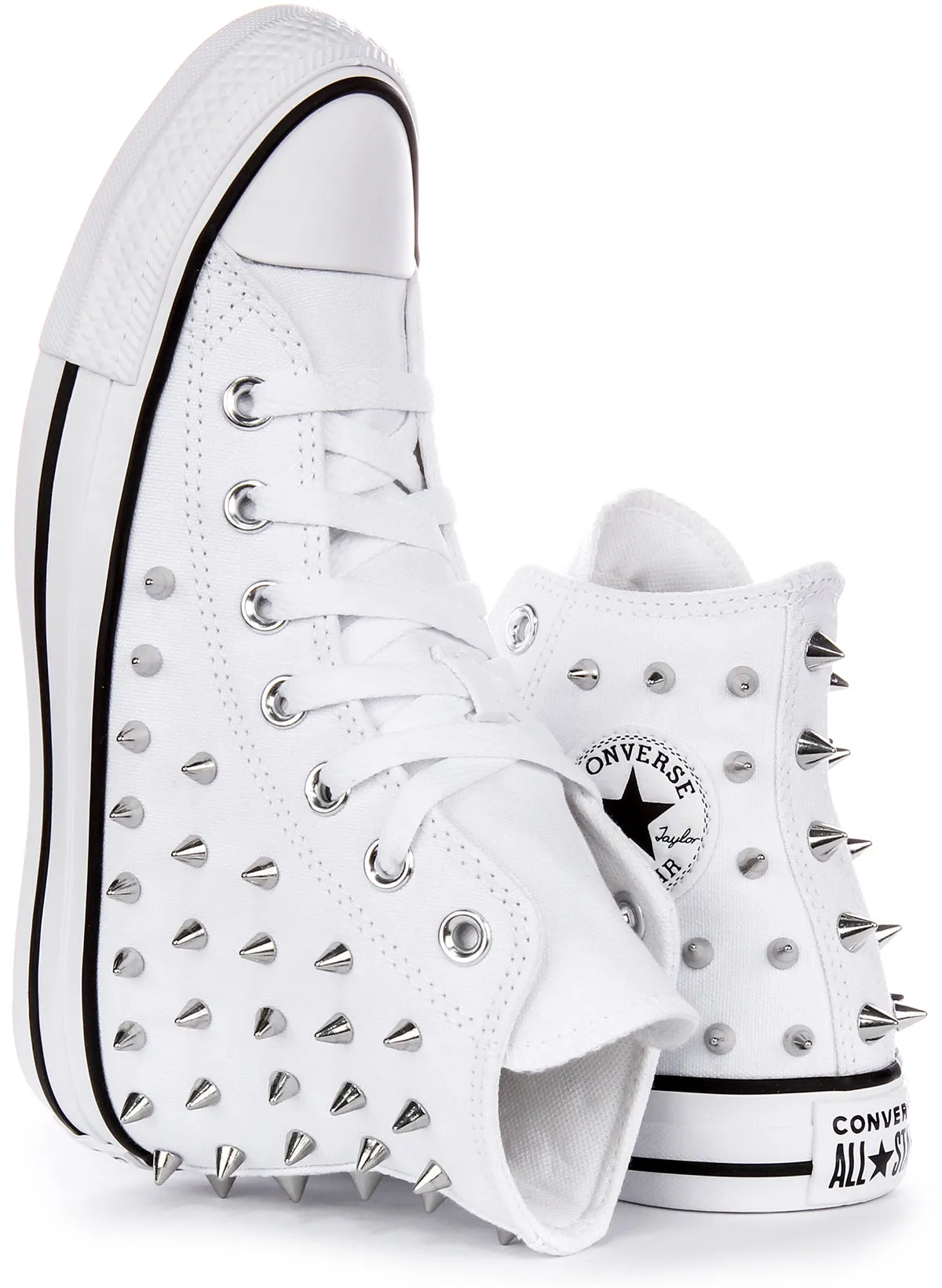 Converse Chuck Taylor All Star A06444C High Top Studd In White Shoes Converse