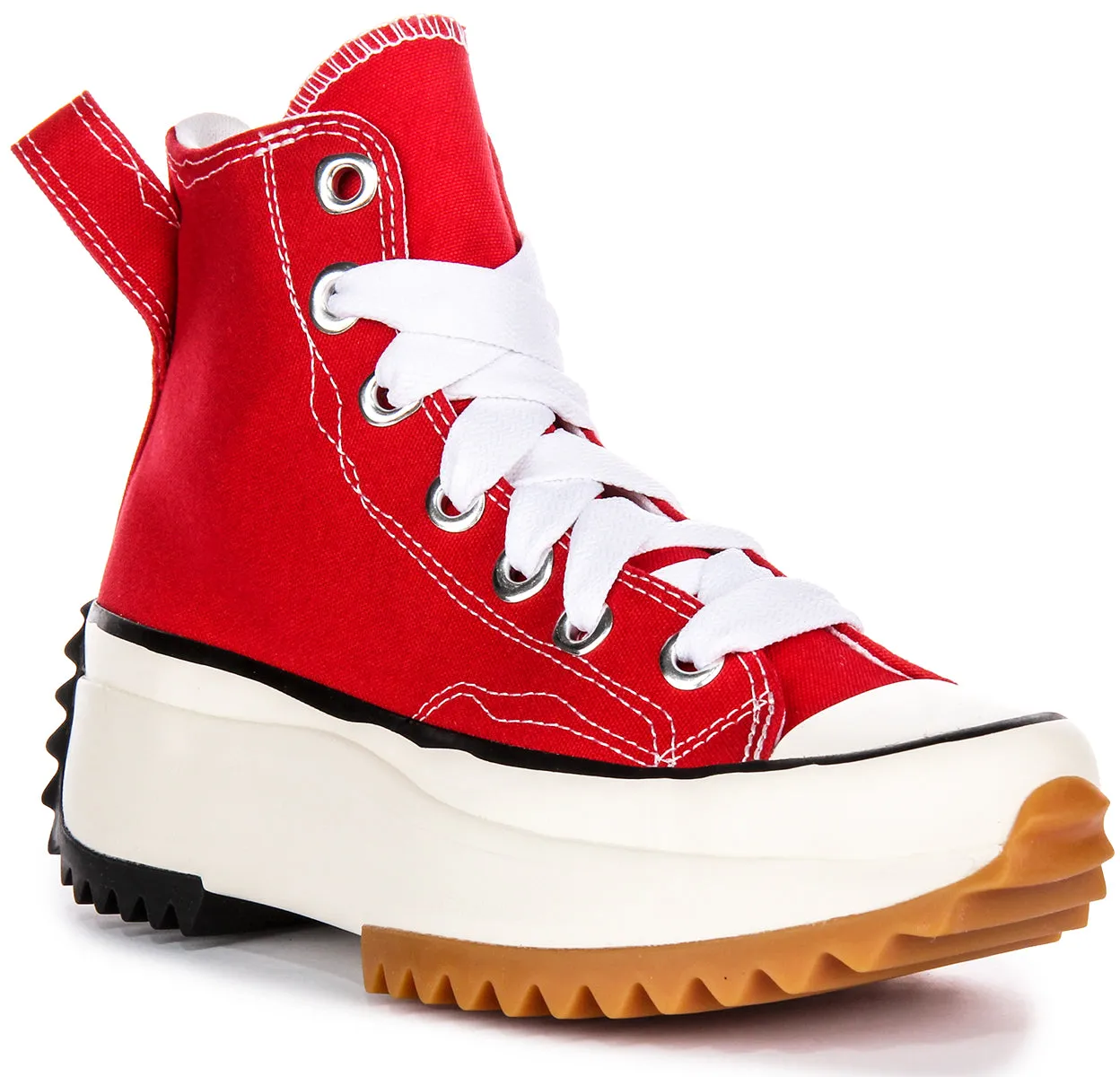 Converse Run Star Hike Sketch A10421C In Red White Shoes Converse