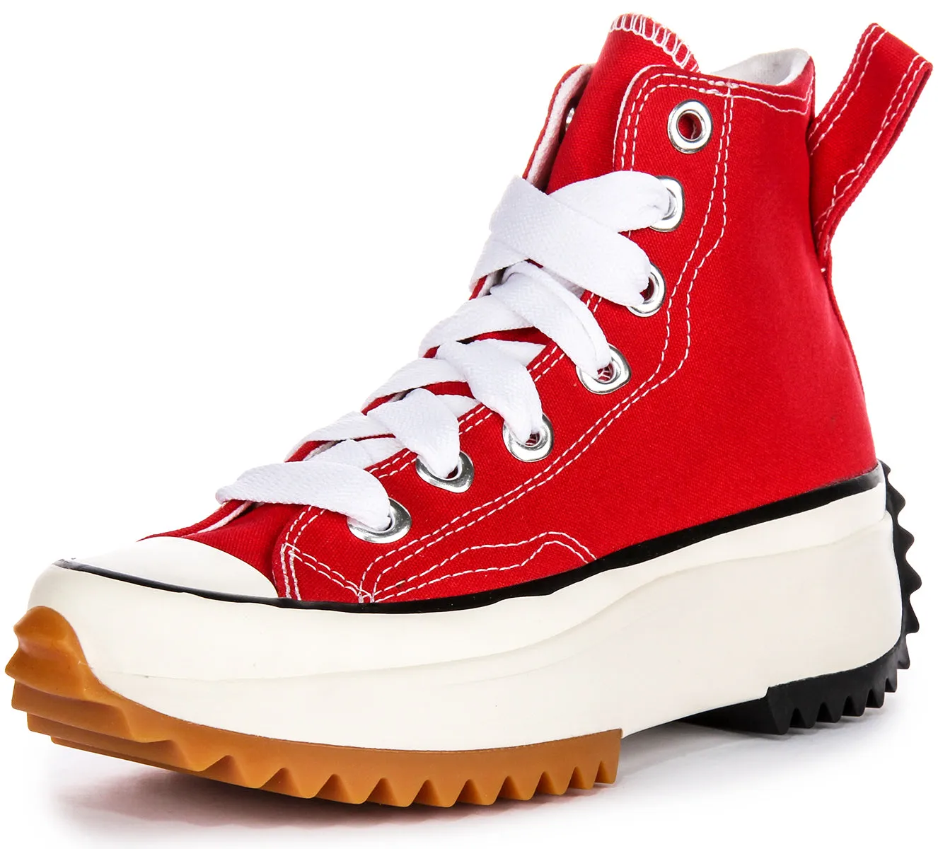 Converse Run Star Hike Sketch A10421C In Red White Shoes Converse