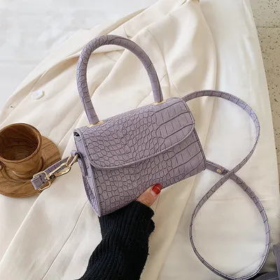 Crocodile Pattern Crossbody Bags For Women 2020 Small Chain Handbag Small Bag PU Leather Hand Bag Ladies Designer Evening Bags Fashion Nova Bags