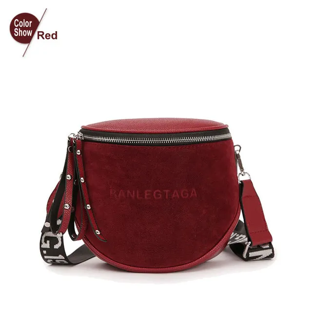 Crossbody Bag For Women 2020 Messemger Bags Pu Leather Shoulder Bag Fashion Famous Brand Lady Semicircle Saddle Fashion Nova Bags