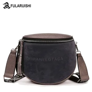Crossbody Bag For Women 2020 Messemger Bags Pu Leather Shoulder Bag Fashion Famous Brand Lady Semicircle Saddle Fashion Nova Bags