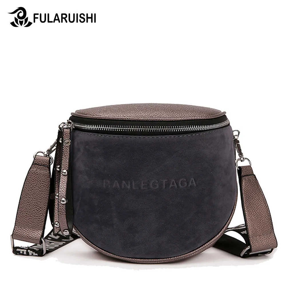 Crossbody Bag For Women 2020 Messemger Bags Pu Leather Shoulder Bag Fashion Famous Brand Lady Semicircle Saddle Fashion Nova Bags