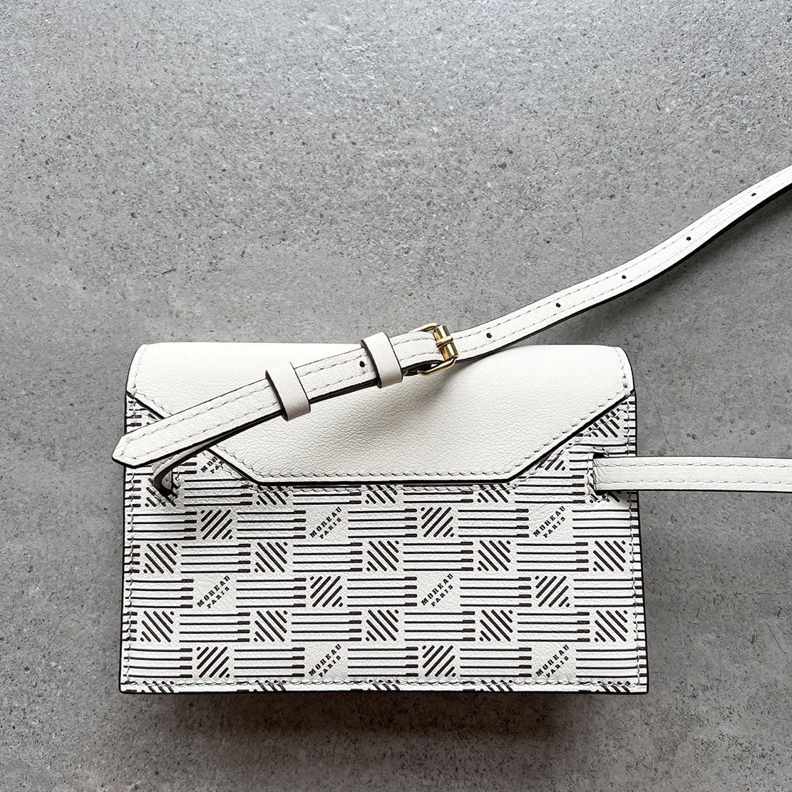 Crossbody Flap / Belt Bag Calf, Champagne Moreau Bags