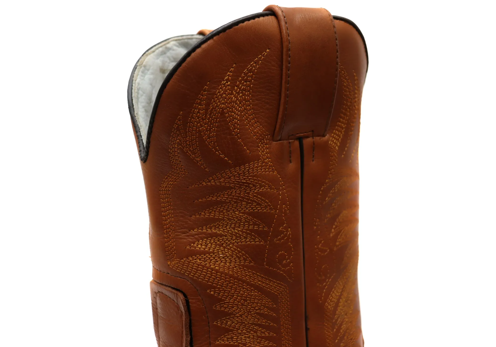 D Milton Houston Mens Leather Comfortable Western Cowboy Boots D Milton Shoes