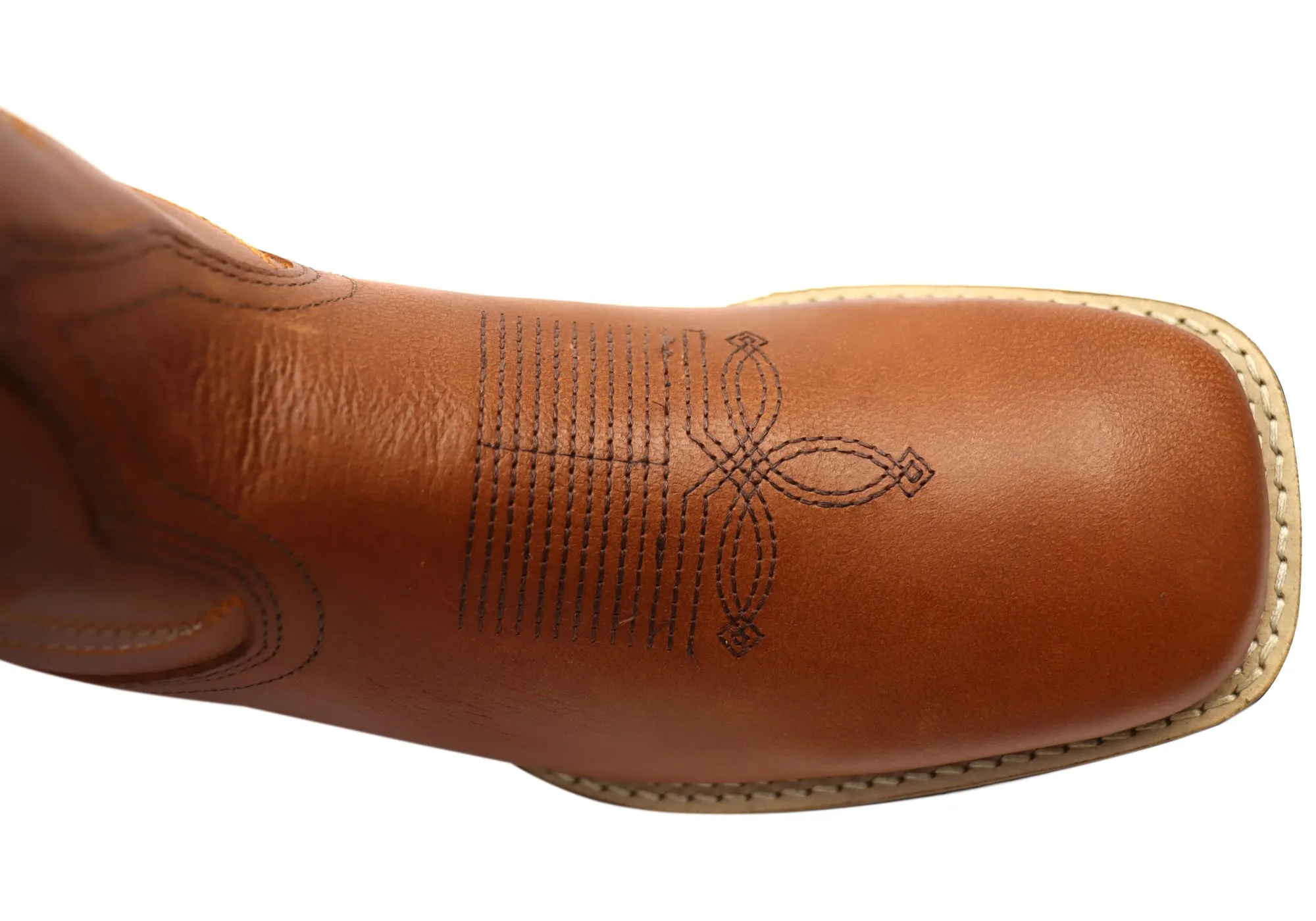 D Milton Meridan Mens Leather Comfortable Western Cowboy Boots D Milton Shoes
