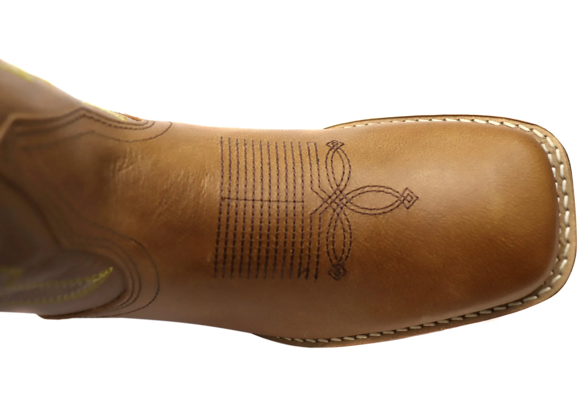 D Milton Meridan Mens Leather Comfortable Western Cowboy Boots D Milton Shoes
