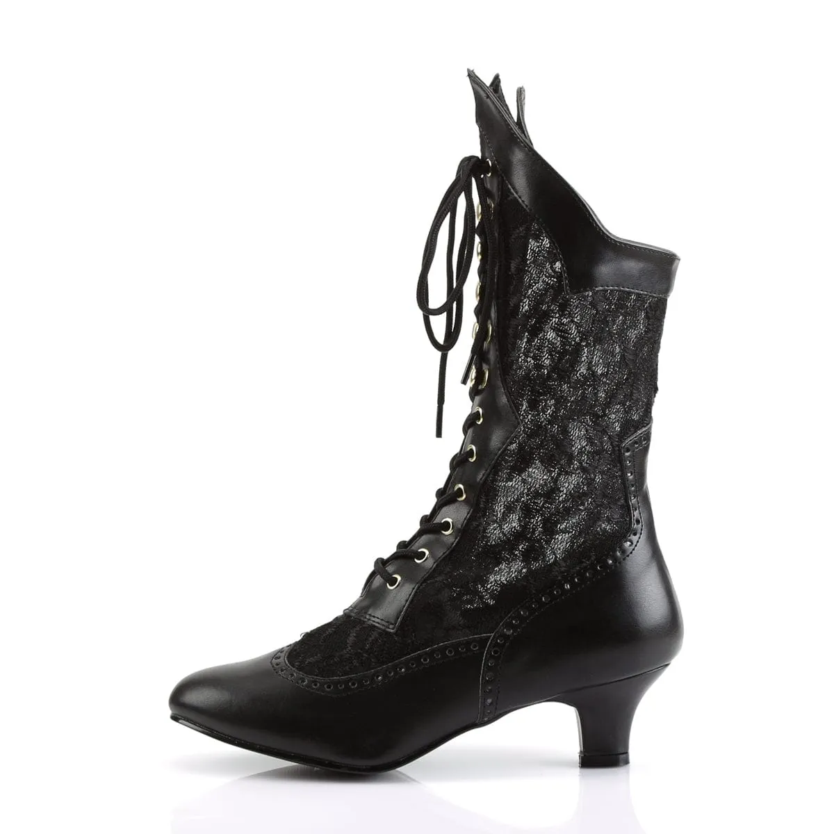 DAME-115 Black Pu-Lace