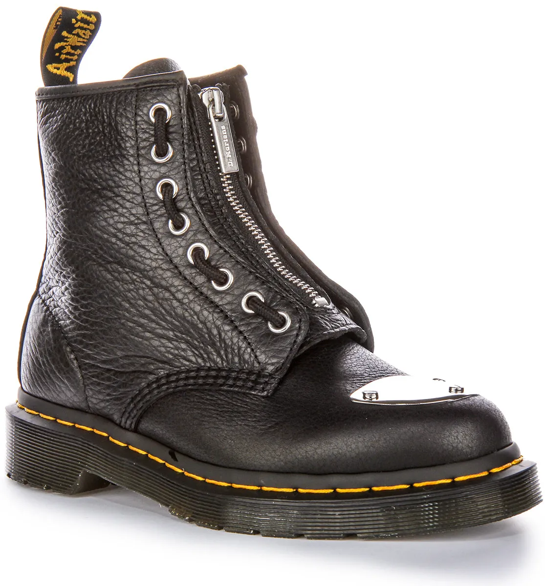 Dr Martens 1460 Metal Toe Plate In Black For Women Shoes Dr Martens